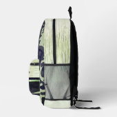 アーミーグリーン迷彩柄シメリーシックパーソナライズされた プリントバックパック (右)