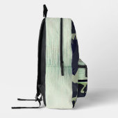 アーミーグリーン迷彩柄シメリーシックパーソナライズされた プリントバックパック (左)