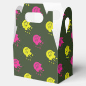 アーミーグリーン – ピンク&イエローペイントボールパーティー フェイバーボックス (オープン)