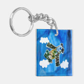 アーミージェット「Art by Kids」 キーホルダー (正面左)