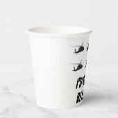 アーミーブラックホーク 紙コップ (右)