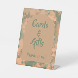 アーミーモダングリーンフローラギフト&カード 台座サイン