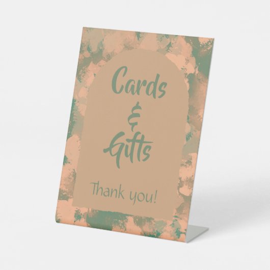 アーミーモダングリーンフローラギフト&カード 台座サイン (正面)