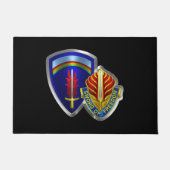 アーミーヨーロッパUSAREUR ドアマット (正面)