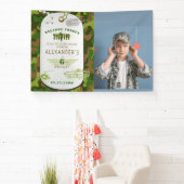 アーミーラベルグリーン迷彩柄迷彩軍隊歓迎 横断幕 (インサイチュ)