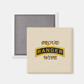 アーミーレンジャースクール誇りを持ったタブ – 妻 – 磁石 (正面/裏面)