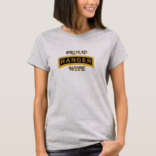 アーミーレンジャースクール誇りを持ったタブ – 妻 – Tシャツ