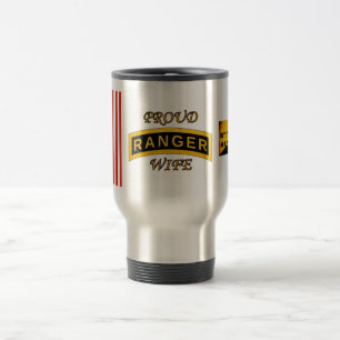 アーミーレンジャースクール誇りを持ったタブ – 妻 – Two-Tone Mug トラベルマグ