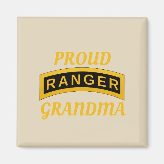 アーミーレンジャー学校タブ – 誇りを持ったおばあちゃん – 磁石 (正面)