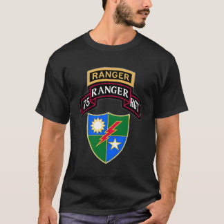 アーミーレンジャー75th Ranger RegitタブScroll Crest Tシャツ