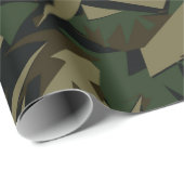 アーミー芸術的迷彩柄パターン ラッピングペーパー (ロールコーナー)