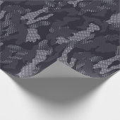 アーミー芸術的迷彩柄パターン ラッピングペーパー (角)