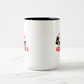 アーミー誇りを持ったグランマコーヒーマグ ツートーンマグカップ (中央)