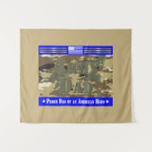 アーミー誇りを持ったパパ タペストリー (正面(横))