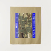 アーミー誇りを持ったパパ タペストリー (正面)