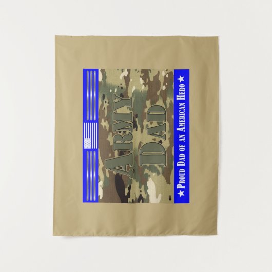 アーミー誇りを持ったパパ タペストリー (正面)