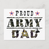 アーミー誇りを持ったパパ ポストカード (正面)
