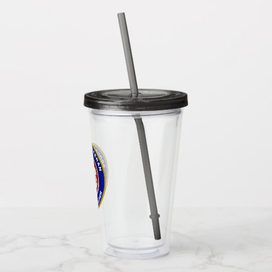 アーミー誇りを持った退役軍人アーマーソルジャー アクリルタンブラー (左)