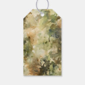 アーミー軍隊ベビーシャワークロースレイン ギフトタグ (裏面)