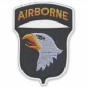 アーミー101st ABN DIV Scaring Eagles Contour シール (正面)