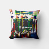 アーミー・オブ・ナツクラッカー季節のクリスマス・ホリデー クッション (正面)