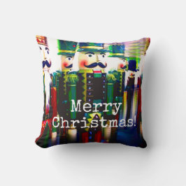 アーミー・オブ・ナツクラッカー季節のクリスマス・ホリデー クッション