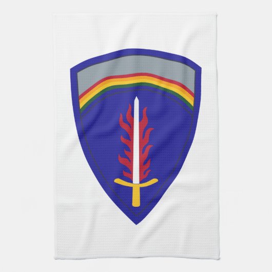 アーミー・ヨーロッパUSAREUR Insignia キッチンタオル (縦)