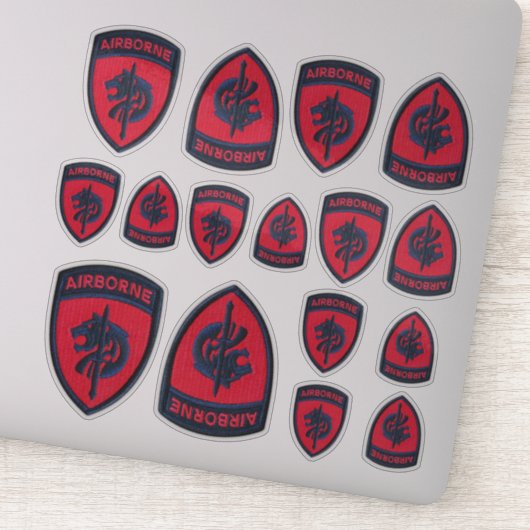 アーミーSOCAFRICA特殊作戦退役軍人輪郭 シール (詳細)