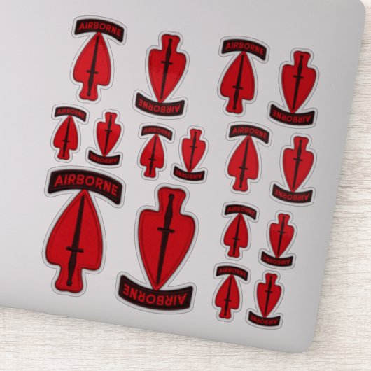 アーミーUSASOC特殊作戦退役軍人コンターステッカー シール (詳細)