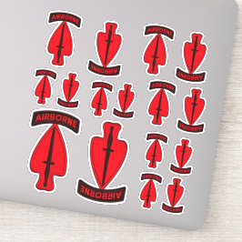 アーミーUSASOC特殊作戦退役軍人コンターステッカー シール