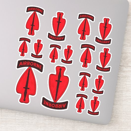 アーミーUSASOC特殊作戦退役軍人コンターステッカー シール (詳細)