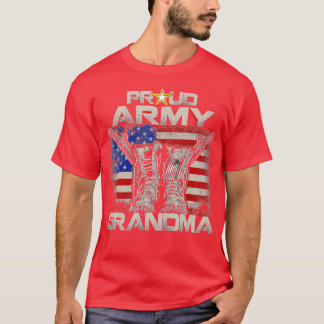 アーミ誇りを持ったス祖母軍隊プライド(40) Tシャツ