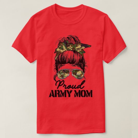 アーミ誇りを持ったス祖母軍隊プライド(54) Tシャツ (デザイン正面)