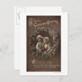 アームクラスプの小さな子供 ポストカード (正面/裏面)