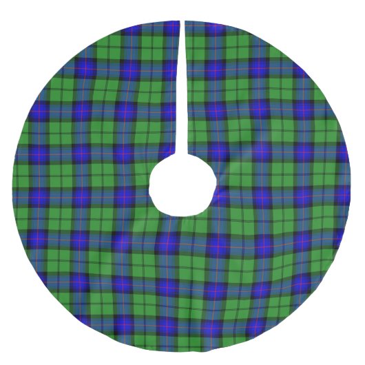 アームストロングのクリスマスツリースカート ブラッシュドポリエステルツリースカート (正面)