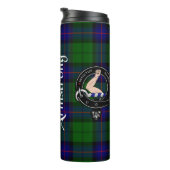 アームストロングクランバッジ&タータンチェック タンブラー (回転右)