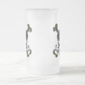 アームストロングタータンチェックスカルマグ フロストグラスビールジョッキ (中央)