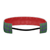 アームストロングタータンチェックブルーとグリーンプライド アスレチックヘッドバンド (裏面)