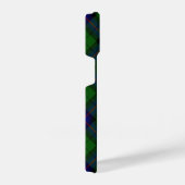 アームストロングタータンチェックブルーとグリーンプライド iPhoneケース (右側面)