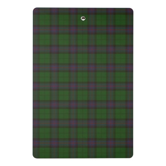 アームストロング公式クランタータンチェックとあなたのイニシャル ミニクリップボード (裏面)