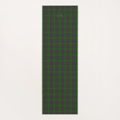 アームストロング公式クランタータンチェックとあなたのイニシャル ヨガマット (裏面)