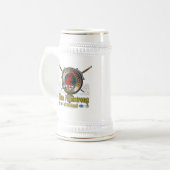 アームストロング紋章 ビールジョッキ (正面左)