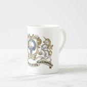 アームストロング・クランバッジ&モットー ボーンチャイナマグカップ (正面右)
