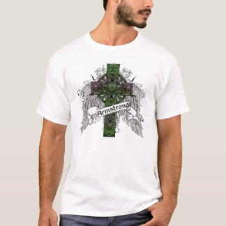 アームストロング,タータンチェック,十字架,クラン,家族,ケルト,プレイド,Sc Tシャツ