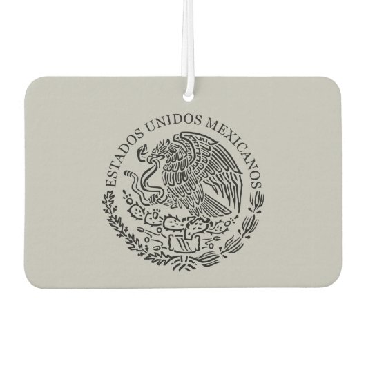 アームズカー磁石のブラックコート カーエアーフレッシュナー (正面)