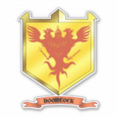 アームズビニールシールのドームコックコート シール (正面)