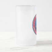 アームチェアクォーターバック – バッファローサッカーファン フロストグラスビールジョッキ (中央)