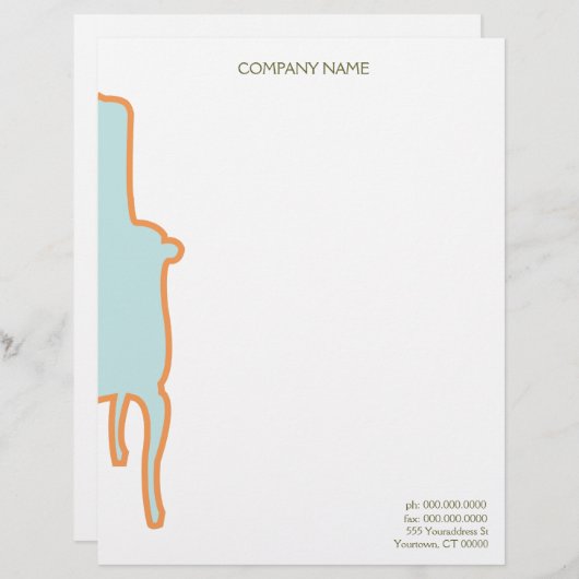 アームチェアフランスのレターヘッド レターヘッド (正面/裏面)