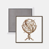 アームリヤ天球ヴィンテージセピア マグネット (正面/裏面)