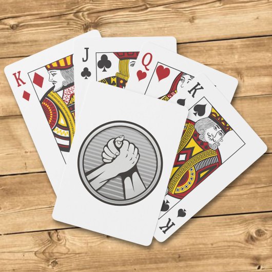 アームレスリングの銀 トランプ